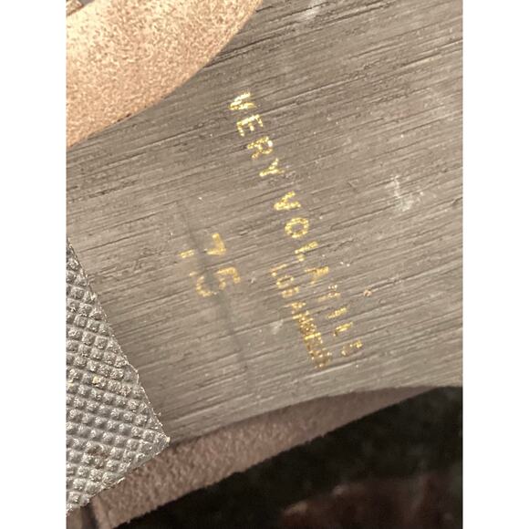 Very Volatile  Leather Deerwood Fringe Western Boots Taupe Brown 7.5 - Picture 6 of 10